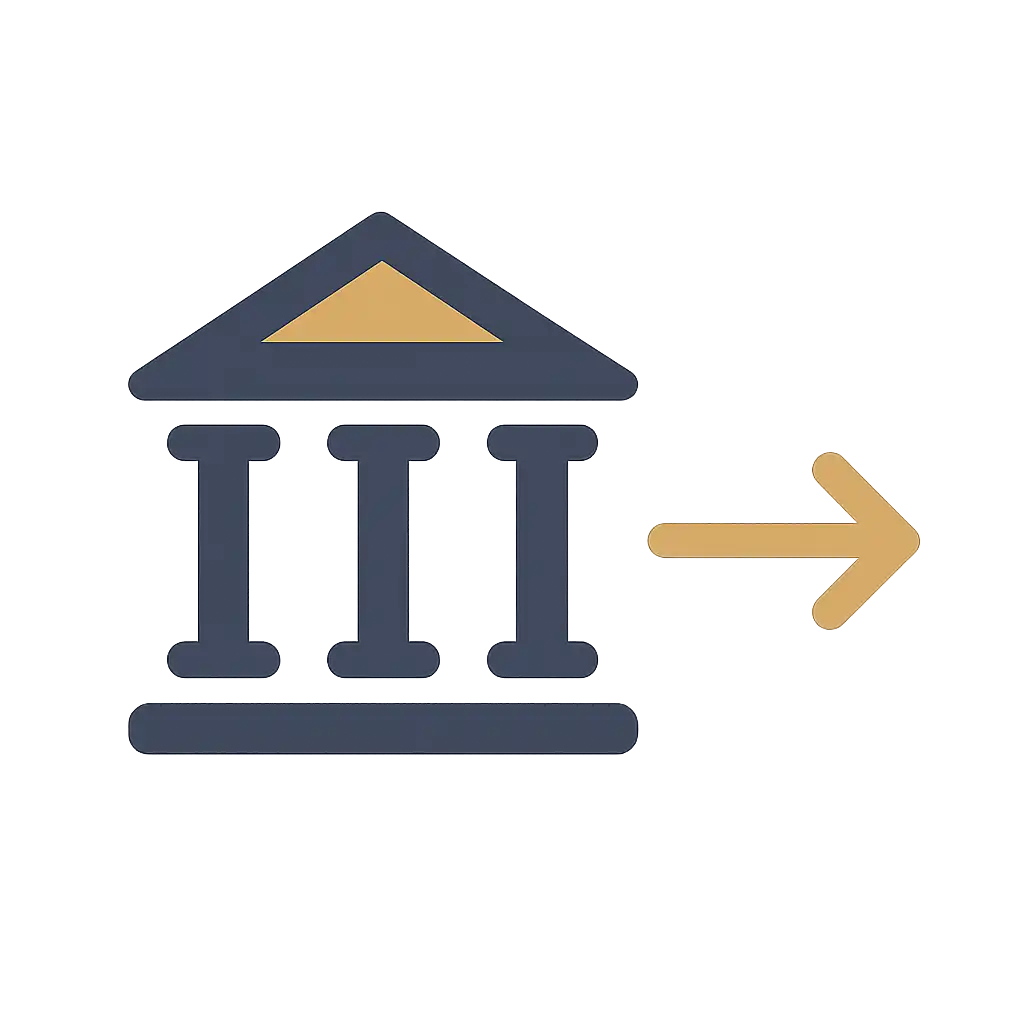 Bank transfer icon